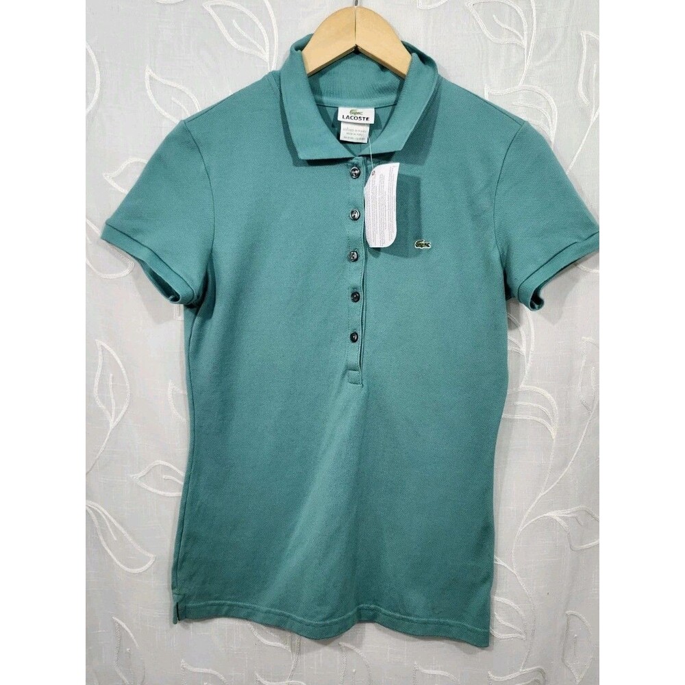LACOSTE PARIS PIQUE Stretch FOR WOMEN Green New 42